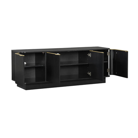 Mid-Century Black Modern TV Stand | OROA