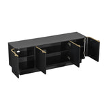 Mid-Century Black Modern TV Stand | OROA