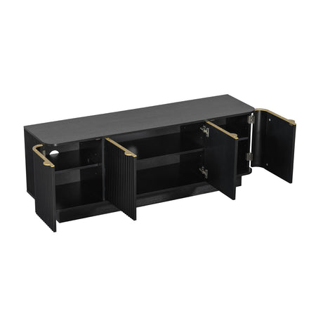 Mid-Century Black Modern TV Stand | OROA