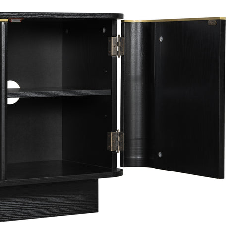 Mid-Century Black Modern TV Stand | OROA