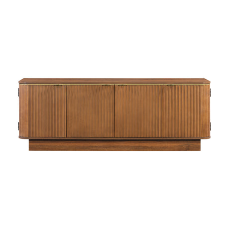 Mid-Century Brown Modern TV Stand | OROA