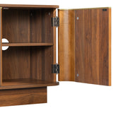 Mid-Century Brown Modern TV Stand | OROA