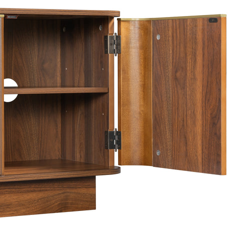 Mid-Century Brown Modern TV Stand | OROA