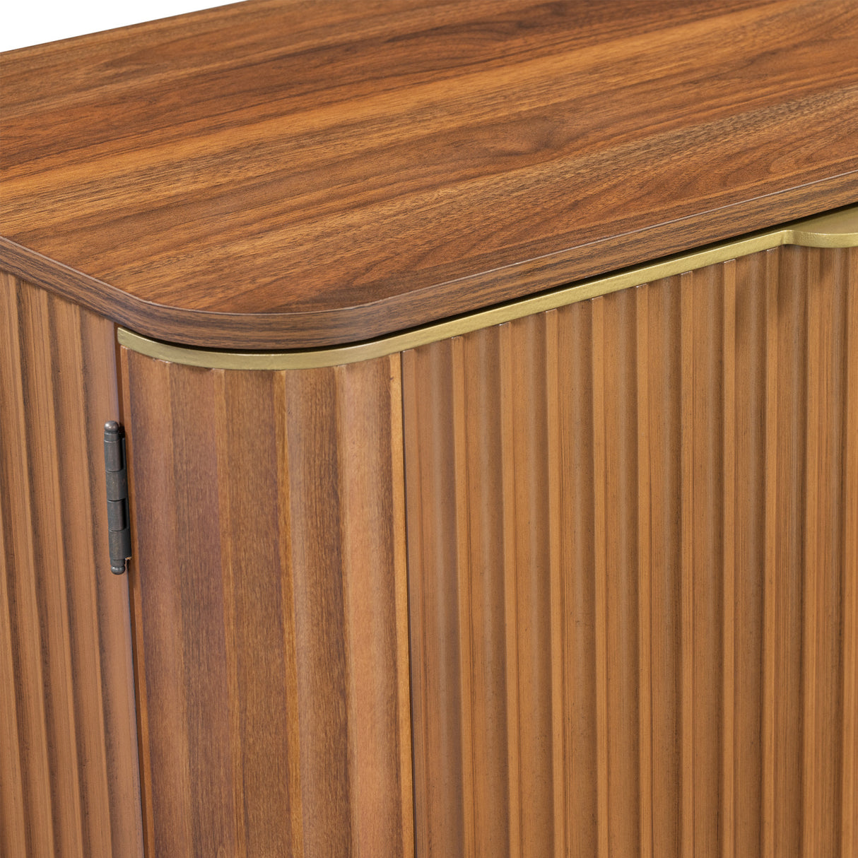 Mid-Century Brown Modern TV Stand | OROA