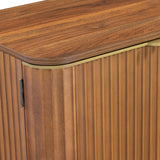 Mid-Century Brown Modern TV Stand | OROA
