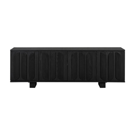 Modern European furniture - 63'' Black Vibe Haus TV Stand - www.oroa.com