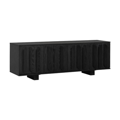 Modern European furniture - 63'' Black Vibe Haus TV Stand - www.oroa.com