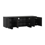 Modern European furniture - 63'' Black Vibe Haus TV Stand - www.oroa.com
