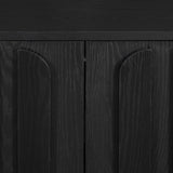 Modern European furniture - 63'' Black Vibe Haus TV Stand - www.oroa.com