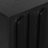 Modern European furniture - 63'' Black Vibe Haus TV Stand - www.oroa.com