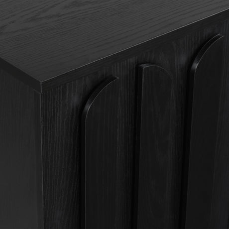 Modern European furniture - 63'' Black Vibe Haus TV Stand - www.oroa.com