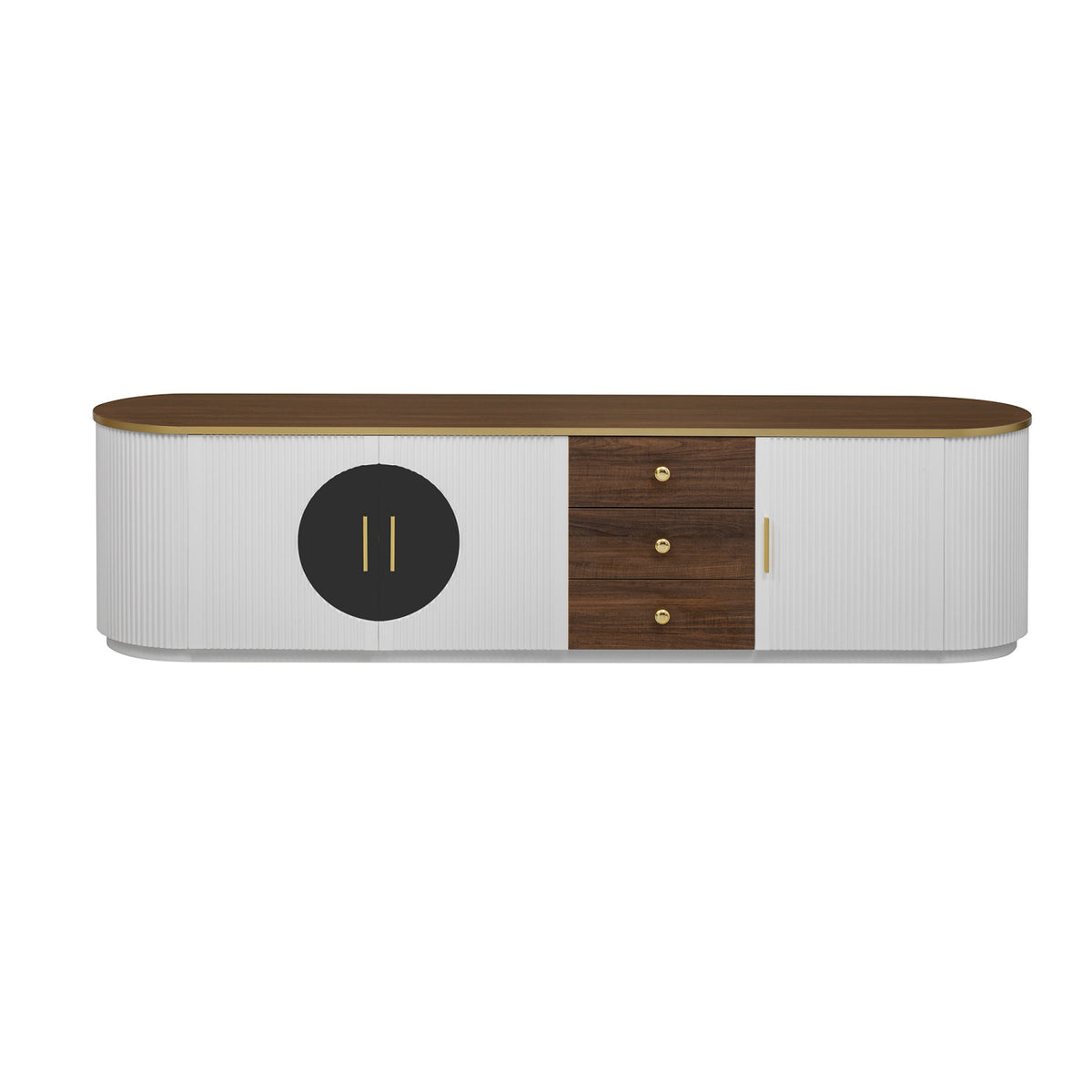Modern European furniture - White Minimalist TV Stand - www.oroa.com