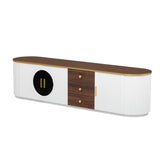 Modern European furniture - White Minimalist TV Stand - www.oroa.com