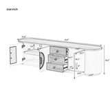 Modern European furniture - White Minimalist TV Stand - www.oroa.com
