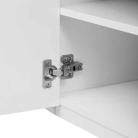 White Minimalist TV Stand | OROA
