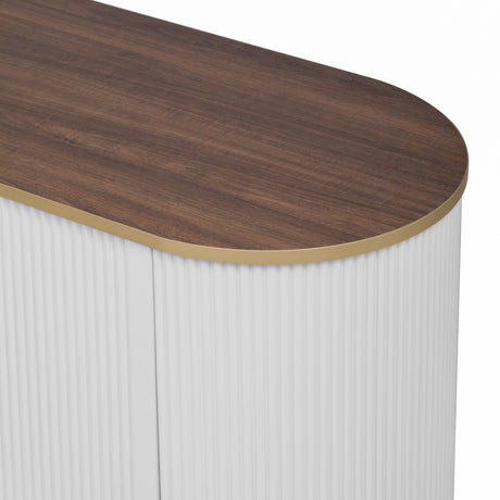 Modern European furniture - White Minimalist TV Stand - www.oroa.com
