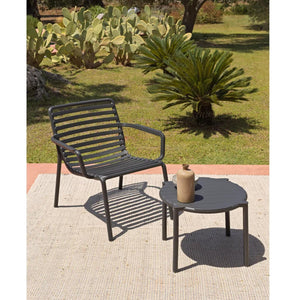   Slatted Round Outdoor Coffee Table | Oroa.com