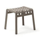Square Perforated Outdoor Footstool | Nardi Poggio