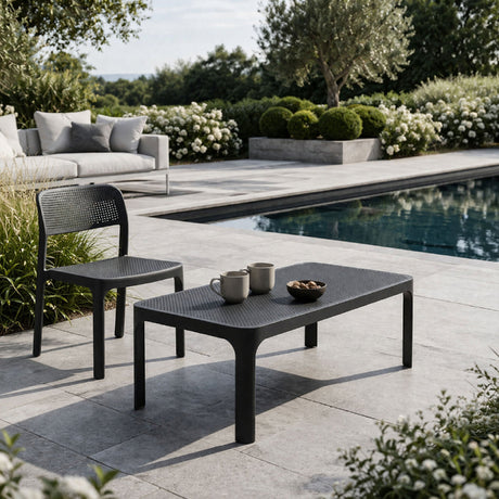Outdoor Perforated Rectangular Coffee Table | Nardi Net