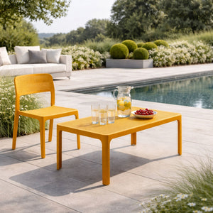   Outdoor Perforated Rectangular Dining Table | Oroa.com