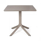 Perforated Square 4-Spoke Outdoor Dining Table | Nardi Clip