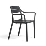 Fiberglass Outdoor Monobloc Dining Armchair | Nardi Cassia