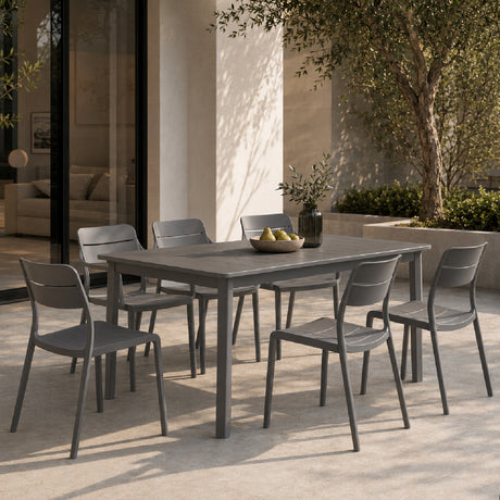   Regenerated Fiberglass Outdoor Dining Chair | Oroa.com
