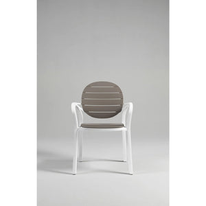   Round-Back Slatted Armchair | Oroa.com