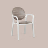 Round-Back Slatted Armchair | Nardi Palma | OROA.com