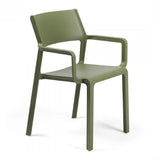 Open-back Outdoor Dining Armchair | Nardi Trill