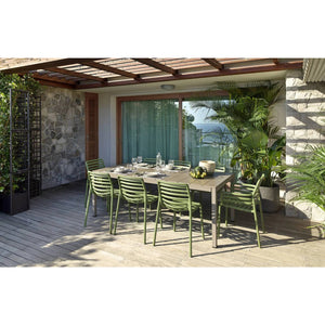  Slatted Outdoor Monobloc Chair | Oroa.com
