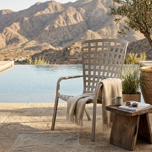   Square Perforated Reclining Armchair | Oroa.com