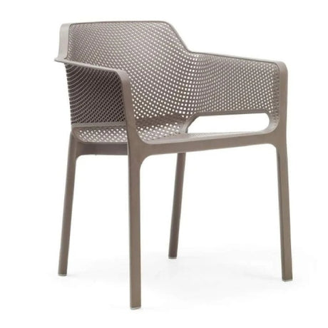 Square Perforated Outdoor Dining Armchair | Nardi Net