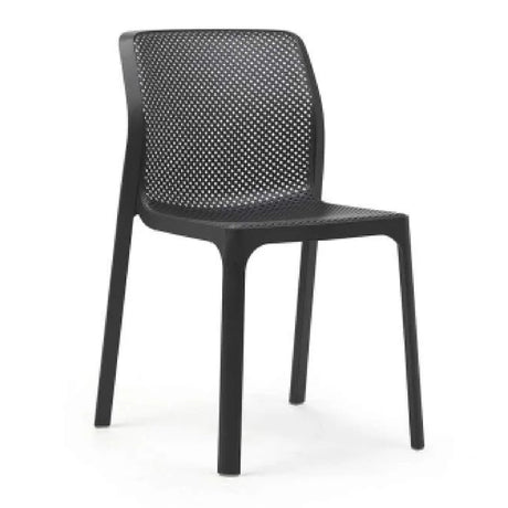 Perforated Monobloc Outdoor Dining Chair | Nardi Bit