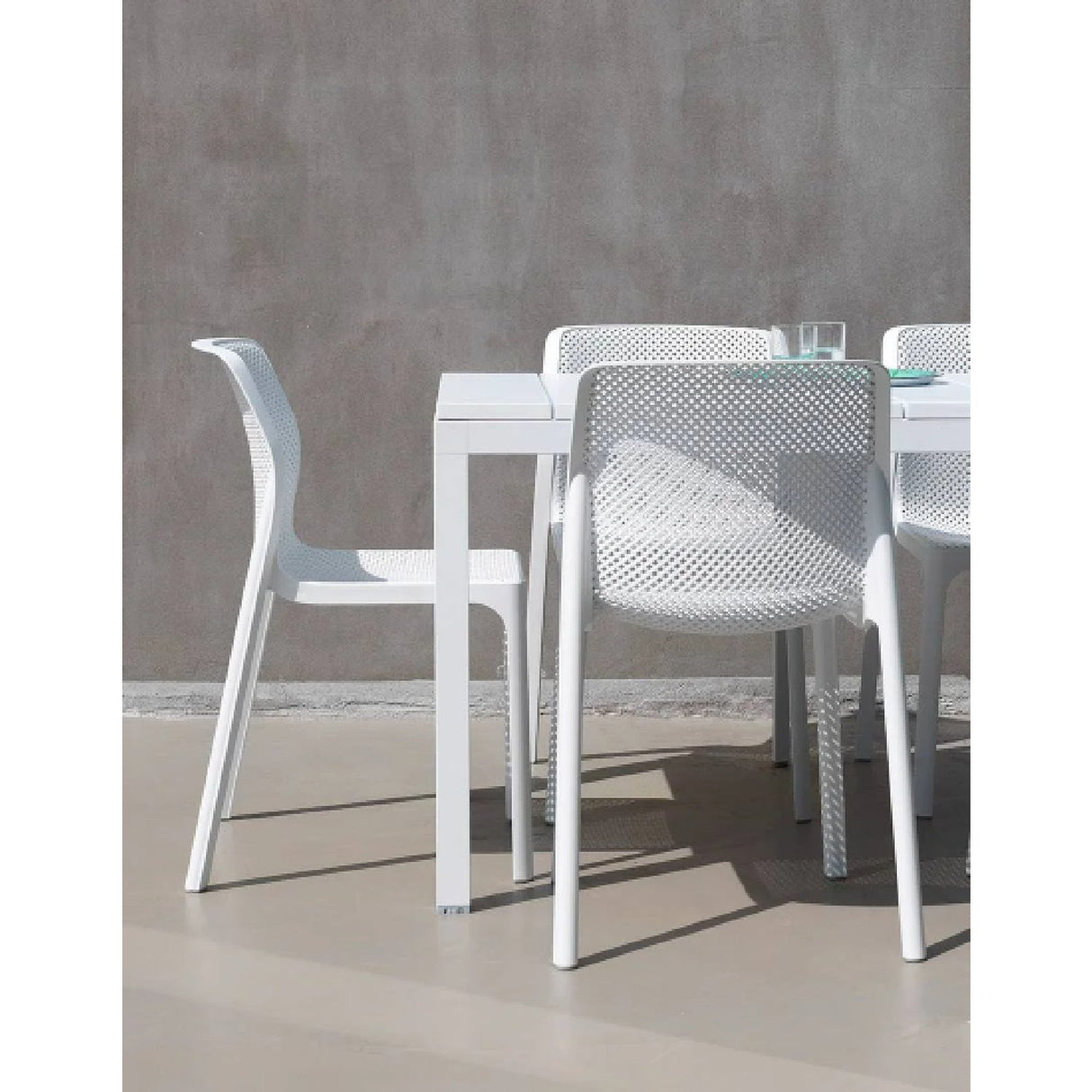   Outdoor Perforated Side Chair | Oroa.com