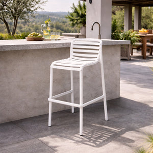   Slatted Outdoor Bar Stool | Oroa.com