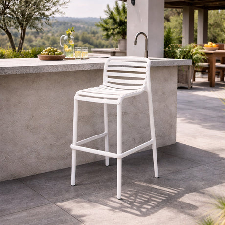   Slatted Outdoor Bar Stool | Oroa.com