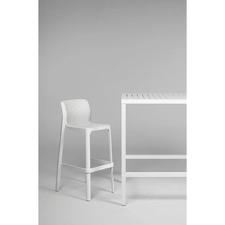 Outdoor Perforated Bar Stool | Nardi Net | OROA.com