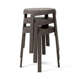 Regenerated Fiberglass Round Outdoor Stool | Nardi Stack Mini