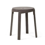Regenerated Fiberglass Round Outdoor Stool | Nardi Stack Mini