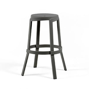   Regenerated Fiberglass Outdoor High Stool | Oroa.com