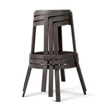 Regenerated Fiberglass Outdoor High Stool | Nardi Stack Maxi