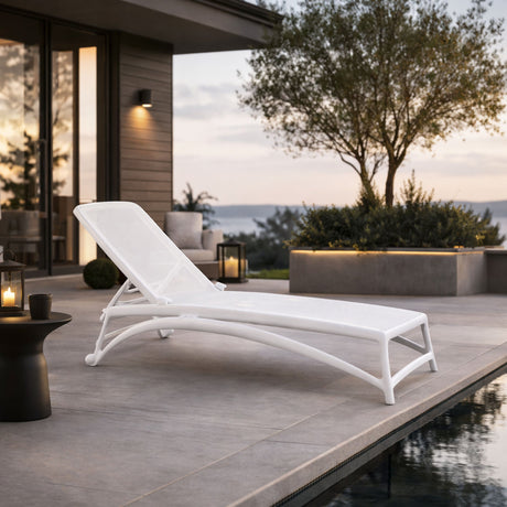 Fiberglass Frame Outdoor Chaise Lounge | Nardi Atlantico