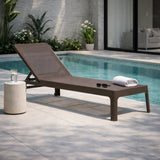 Stackable Fiberglass Outdoor Chaise Lounge | Nardi Plano