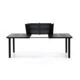 Extendable Outdoor Dining Table with Umbrella Hole | Nardi Libeccio