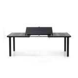 Extendable Outdoor Dining Table with Umbrella Hole | Nardi Libeccio