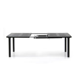 Extendable Outdoor Dining Table with Umbrella Hole | Nardi Libeccio