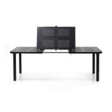 Extendable Outdoor Dining Table with Umbrella Hole | Nardi Libeccio