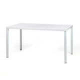 Rectangular Slatted Outdoor Dining Table | Nardi Cube