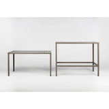 Rectangular Slatted Outdoor Dining Table | Nardi Cube